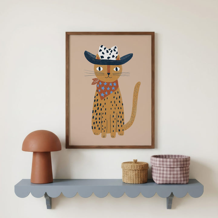 Cowboy Leopard Print