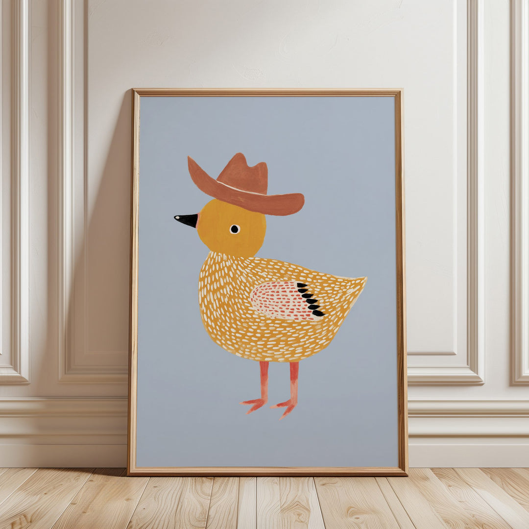 Little Cowboy Duck Print