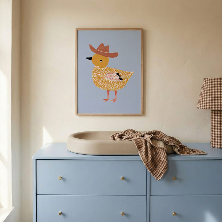 Little Cowboy Duck Print