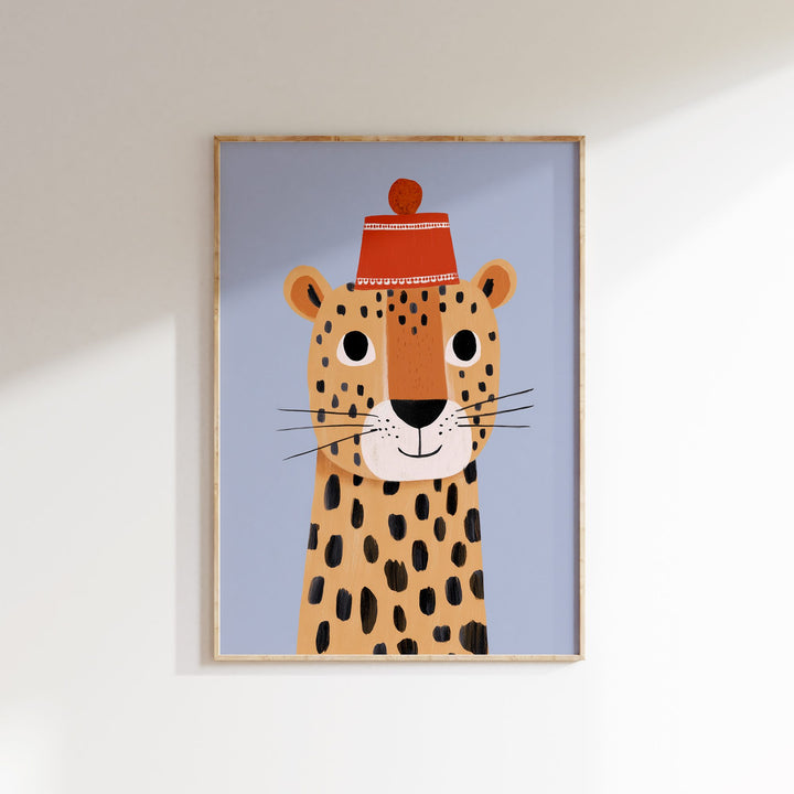 Bobble Hat Leopard Print