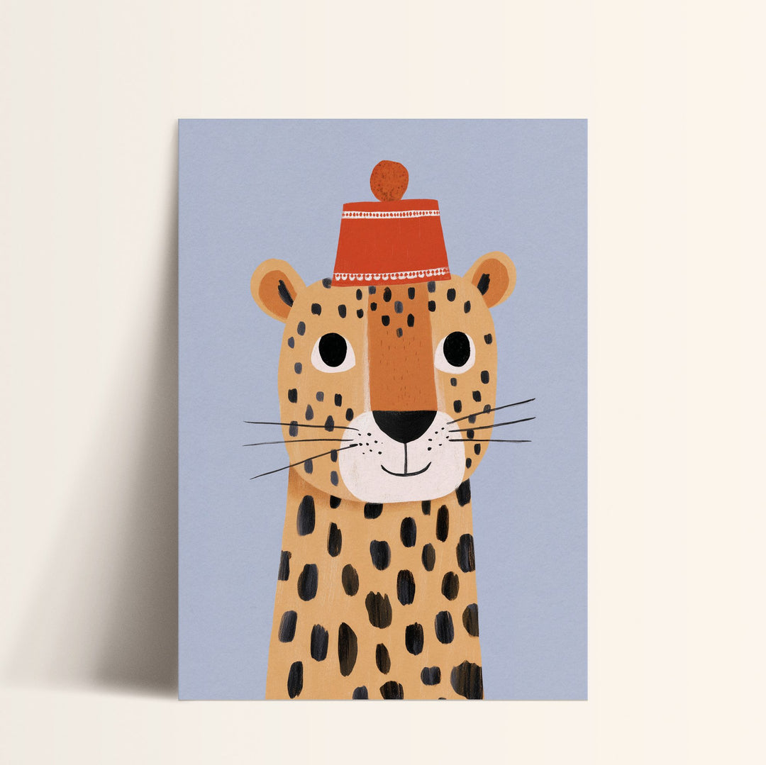 Bobble Hat Leopard Print