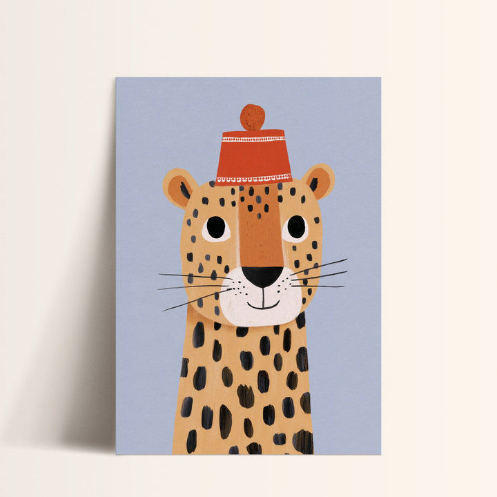 Bobble Hat Leopard Print