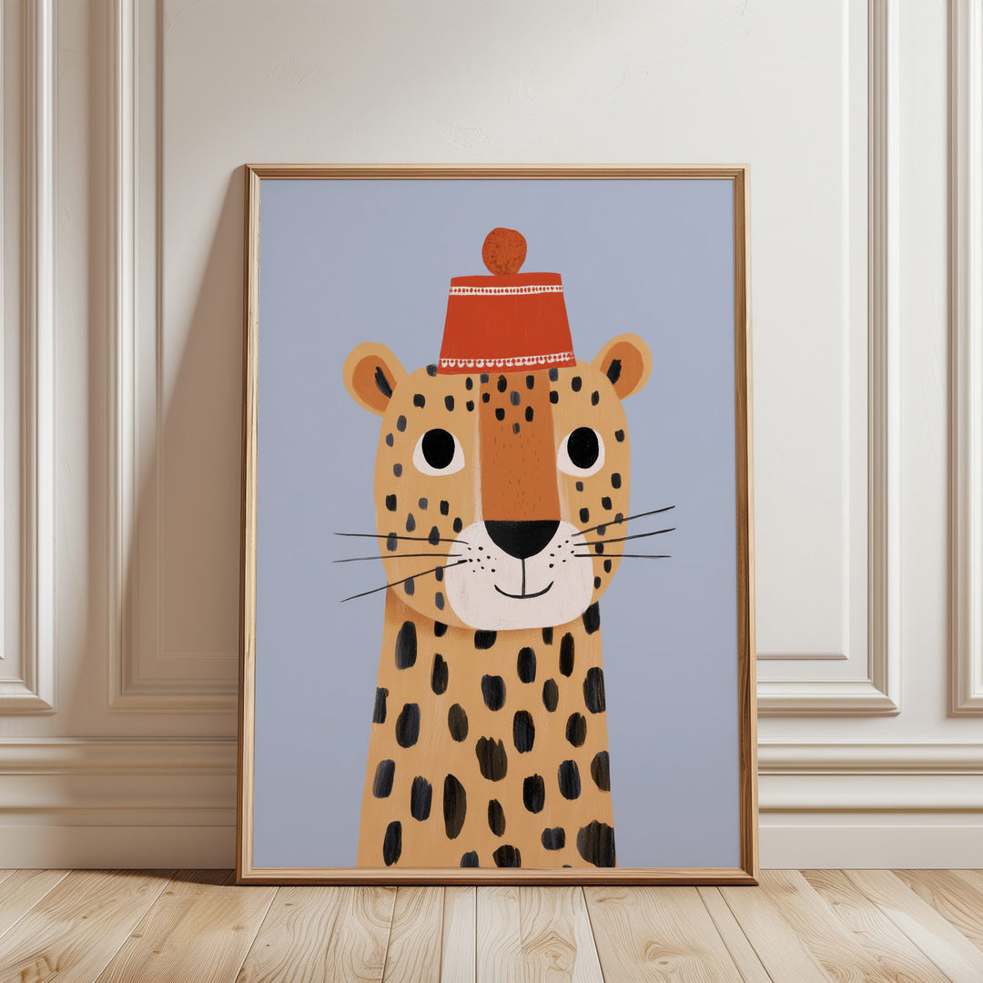 Bobble Hat Leopard Print