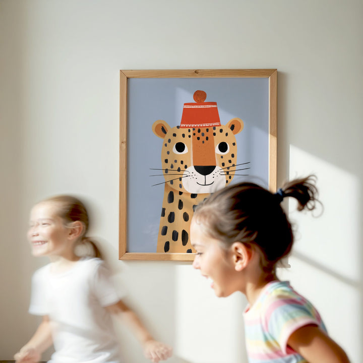Bobble Hat Leopard Print