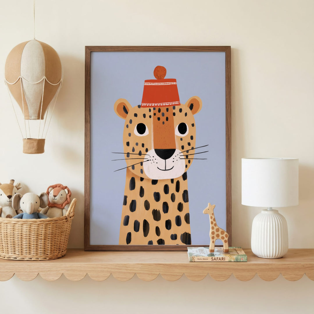 Bobble Hat Leopard Print