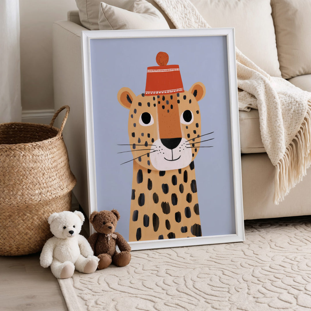 Bobble Hat Leopard Print
