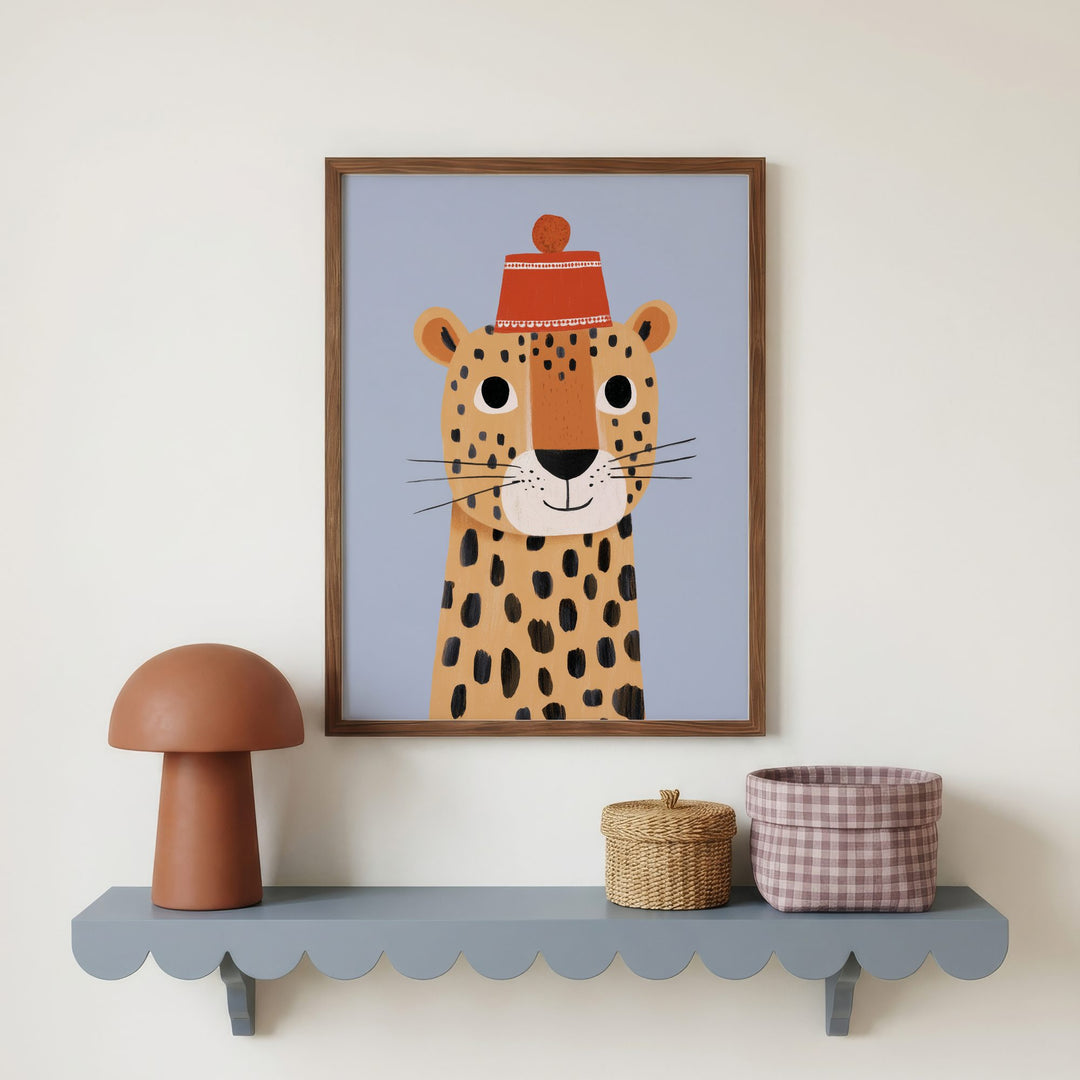 Bobble Hat Leopard Print