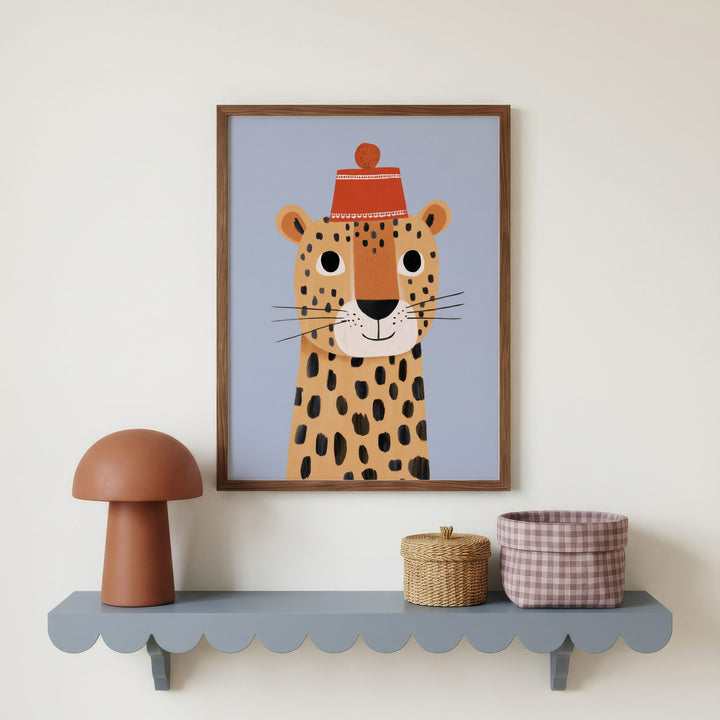 Bobble Hat Leopard Print