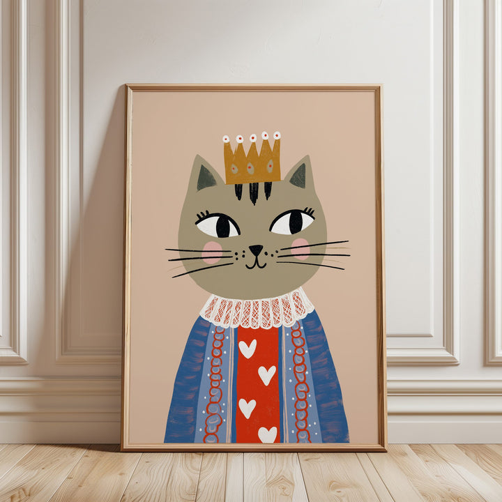 Queen Cat Print