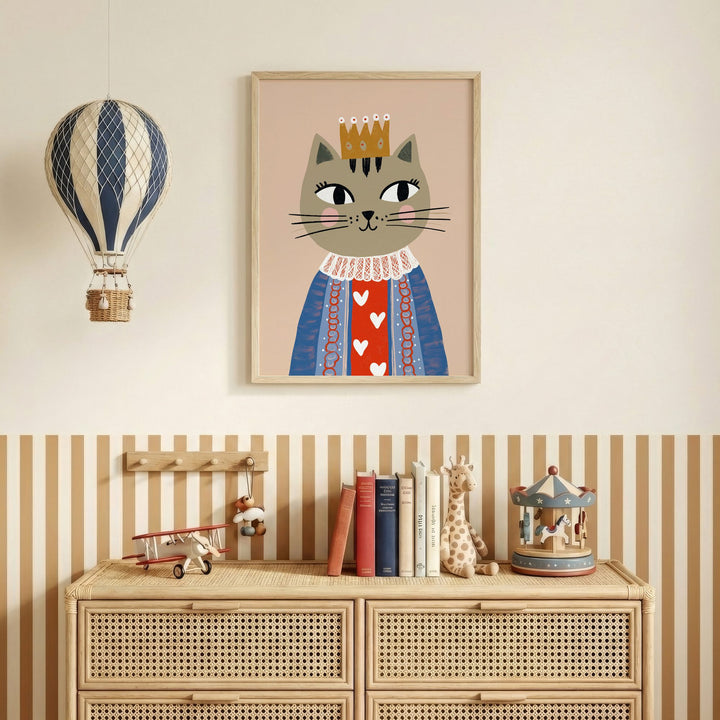 Queen Cat Print
