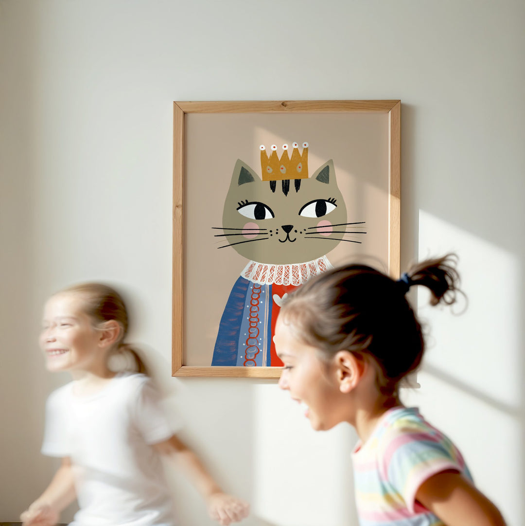 Queen Cat Print