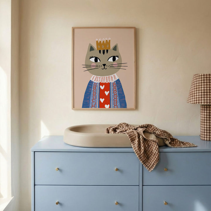 Queen Cat Print