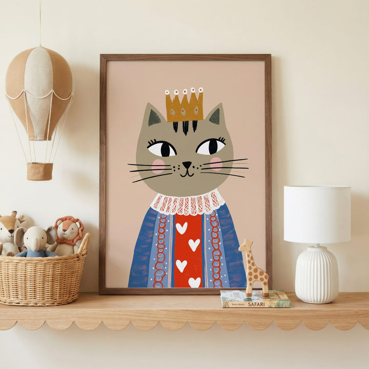 Queen Cat Print