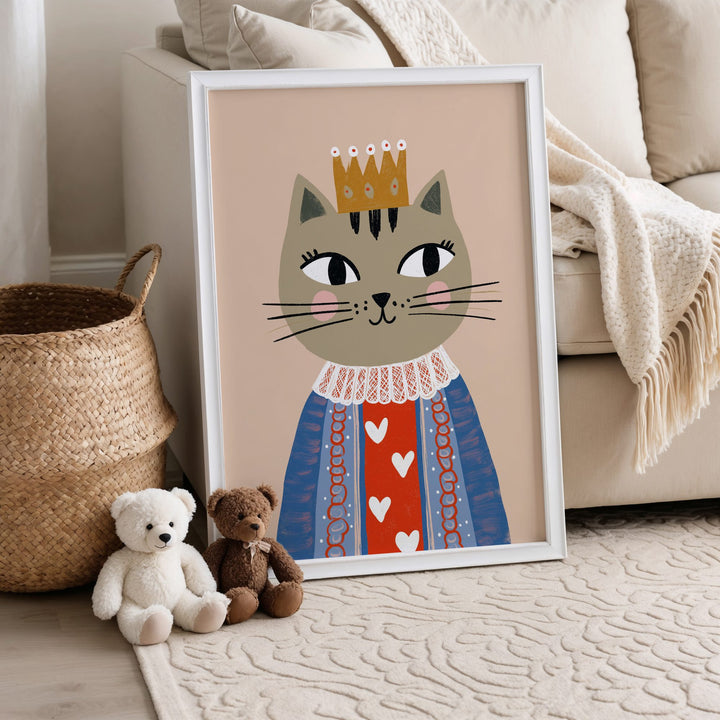 Queen Cat Print