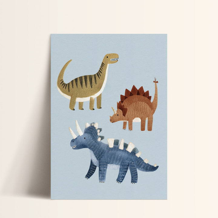 Dinosaur Friends Print