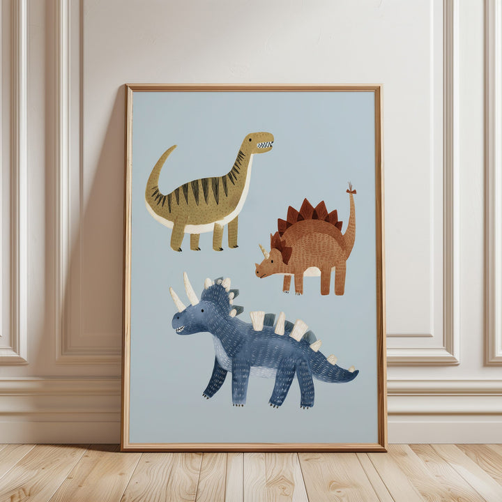 Dinosaur Friends Print