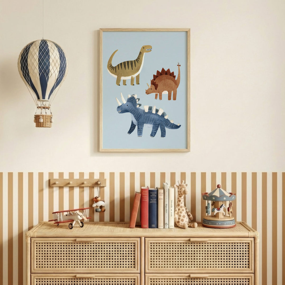 Dinosaur Friends Print