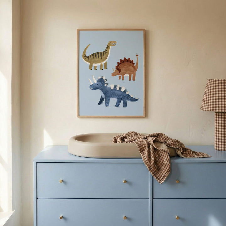 Dinosaur Friends Print