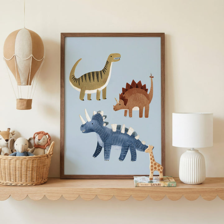 Dinosaur Friends Print
