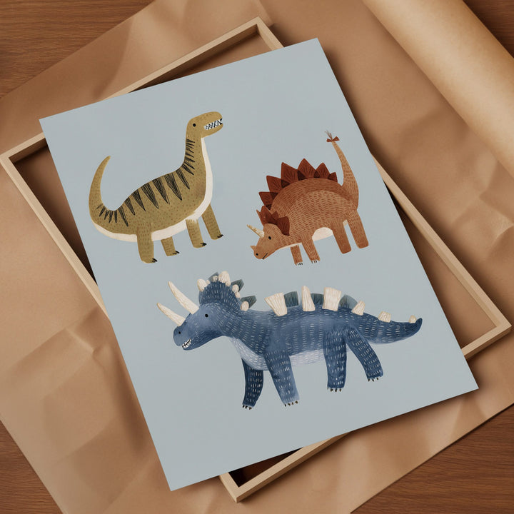 Dinosaur Friends Print