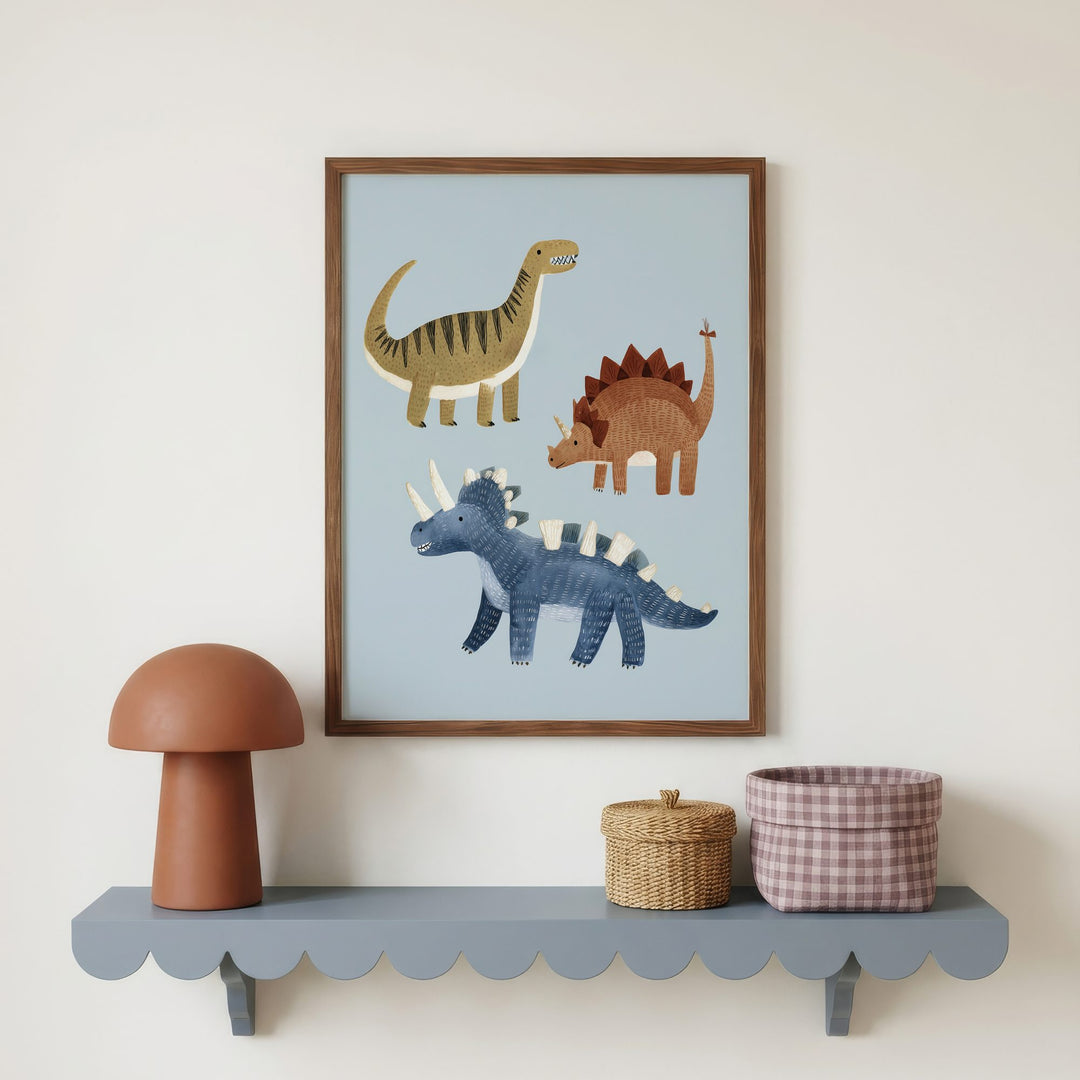 Dinosaur Friends Print