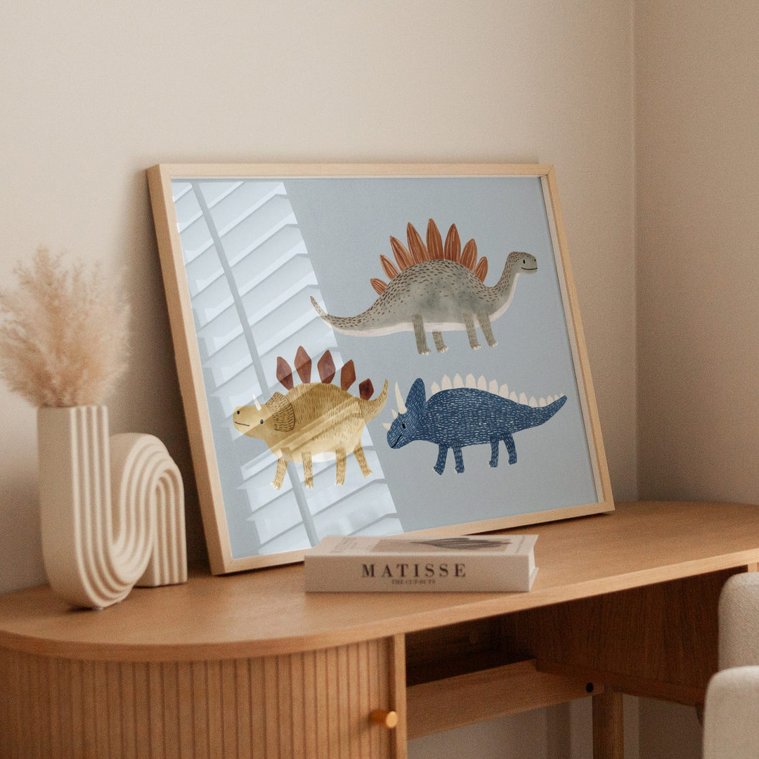 Dinosaur Parade Print