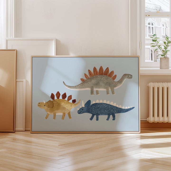 Dinosaur Parade Print