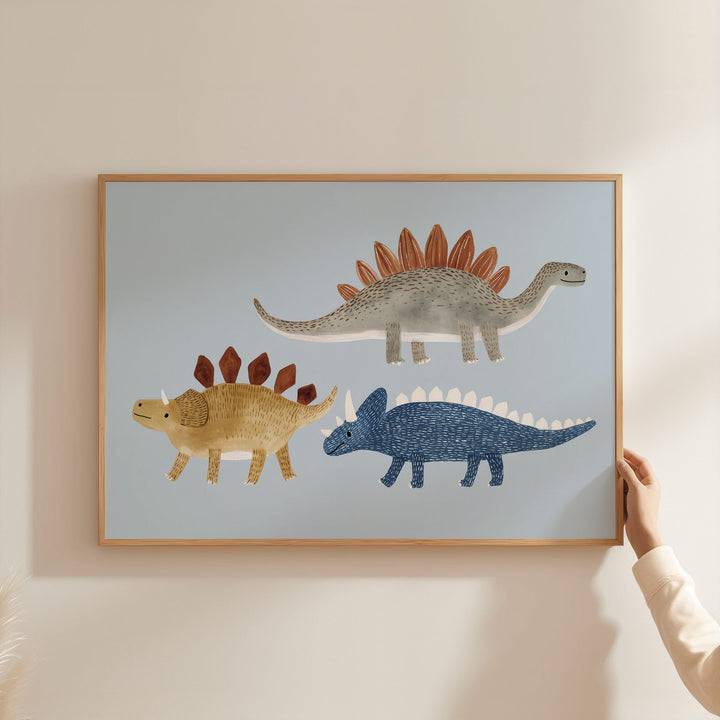 Dinosaur Parade Print