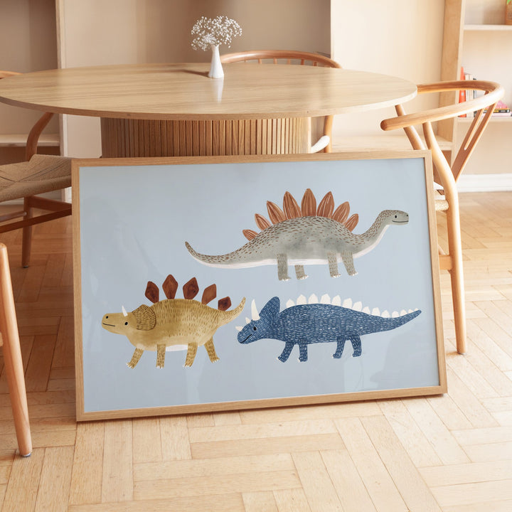 Dinosaur Parade Print