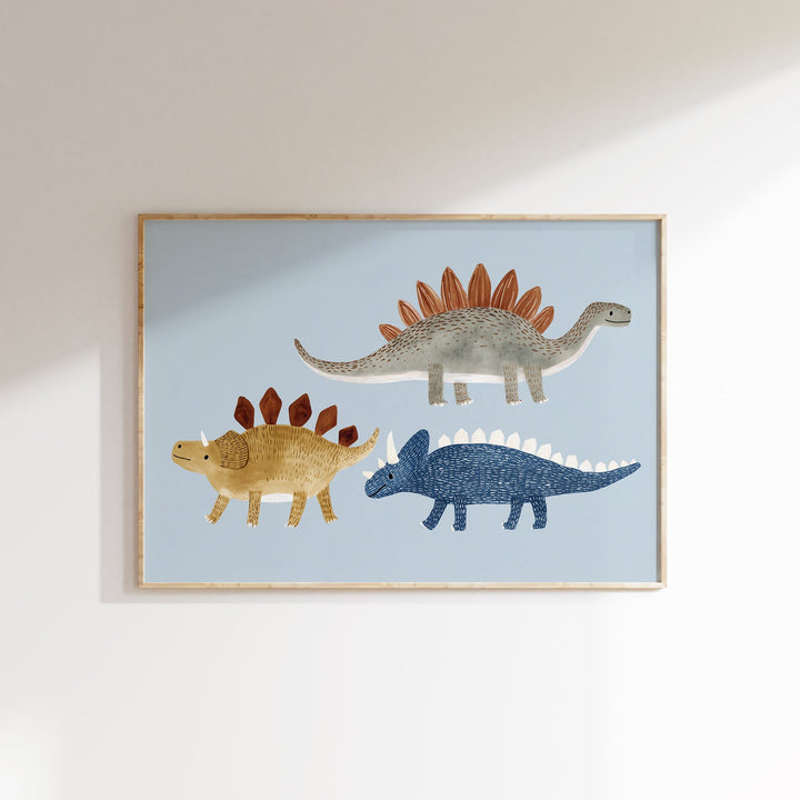 Dinosaur Parade Print