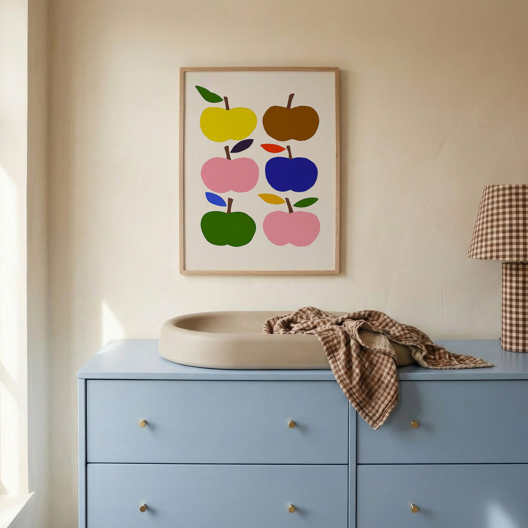Rainbow Apples Print