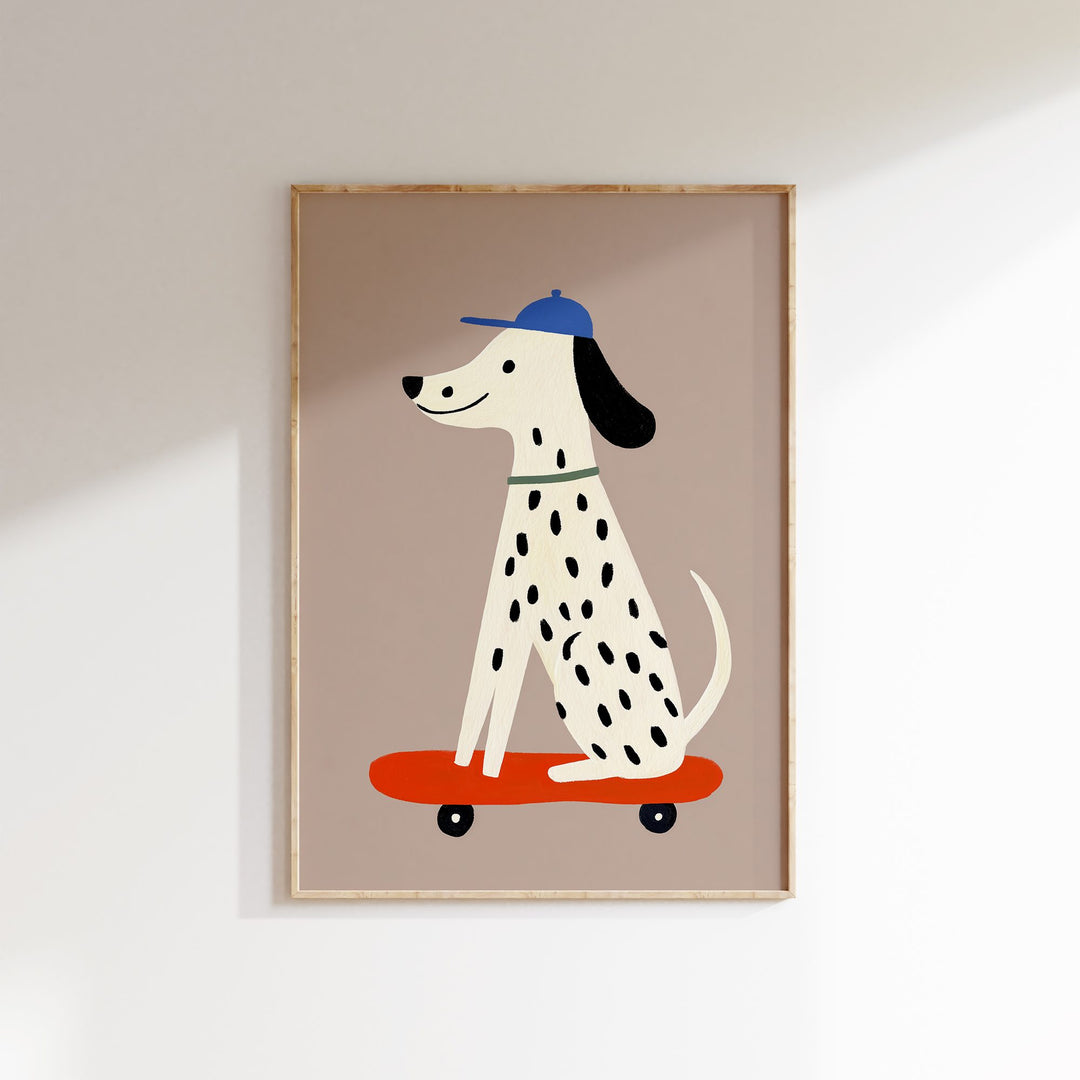 Skater Dalmatian Print