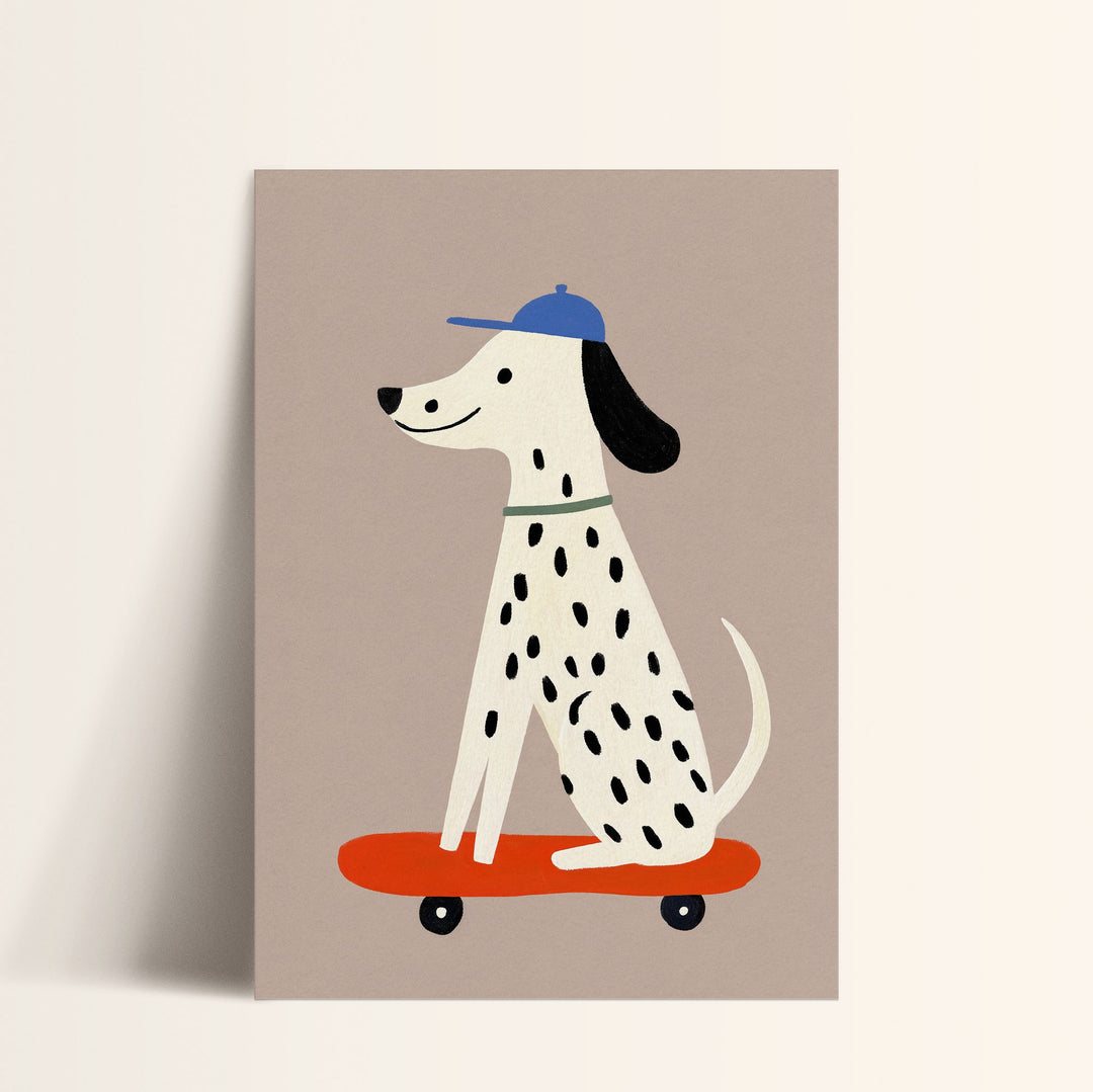 Skater Dalmatian Print