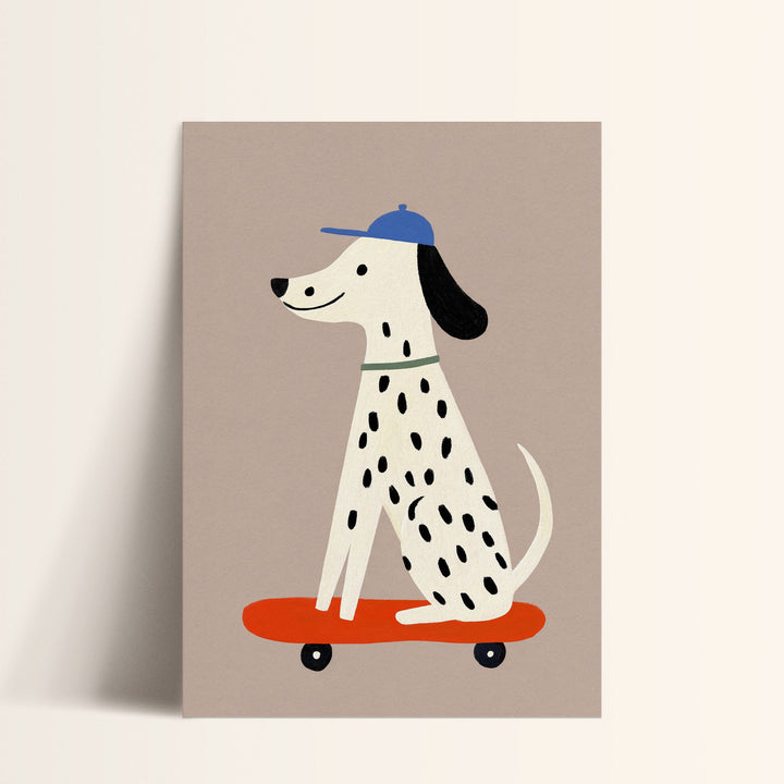 Skater Dalmatian Print