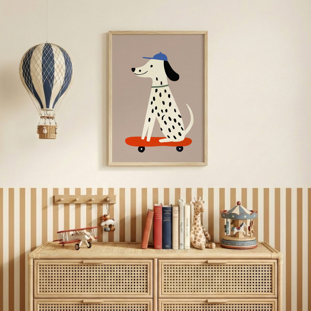 Skater Dalmatian Print