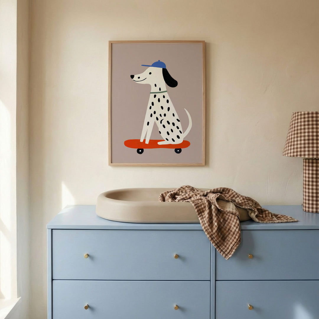 Skater Dalmatian Print