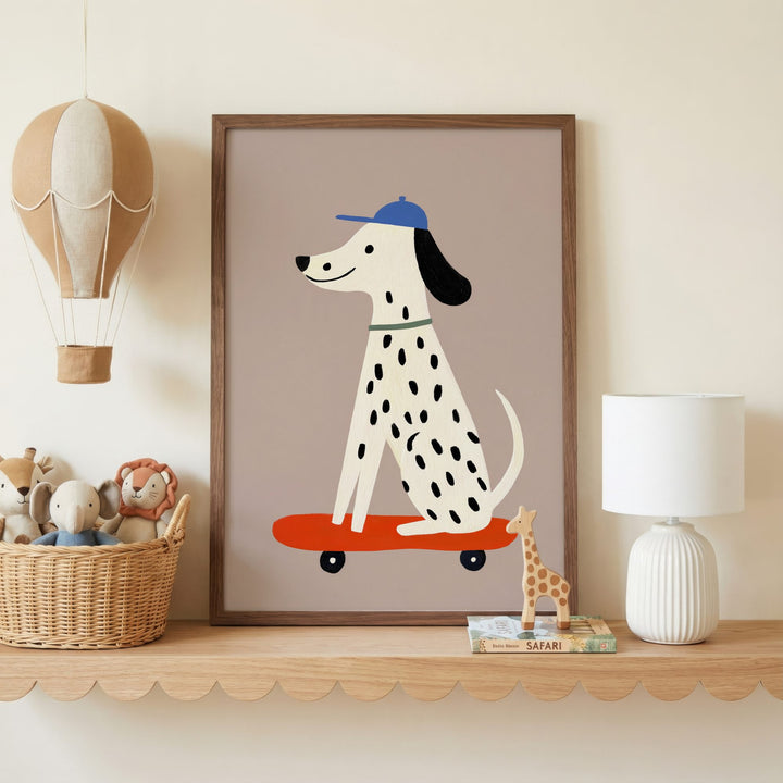 Skater Dalmatian Print