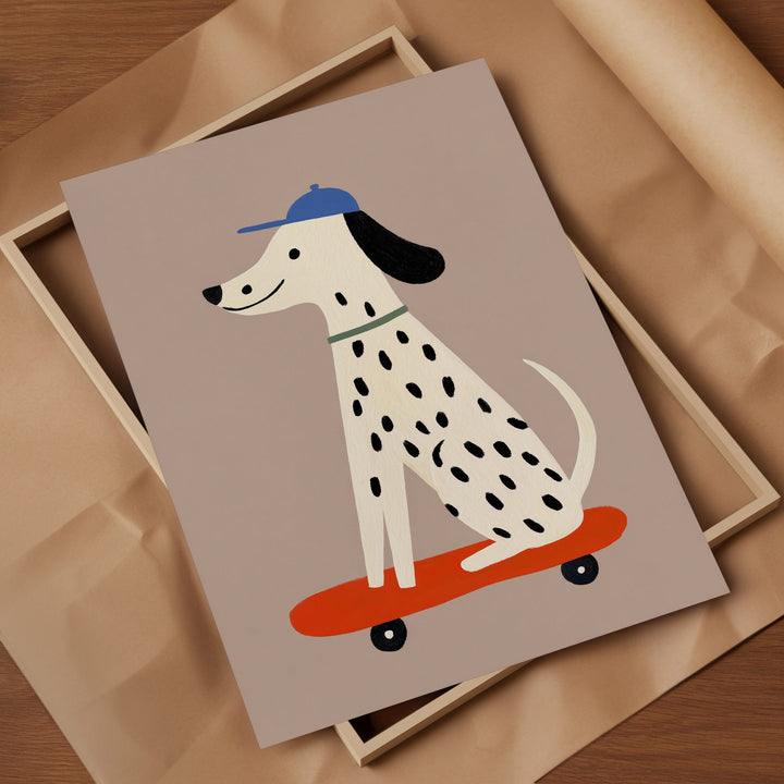 Skater Dalmatian Print