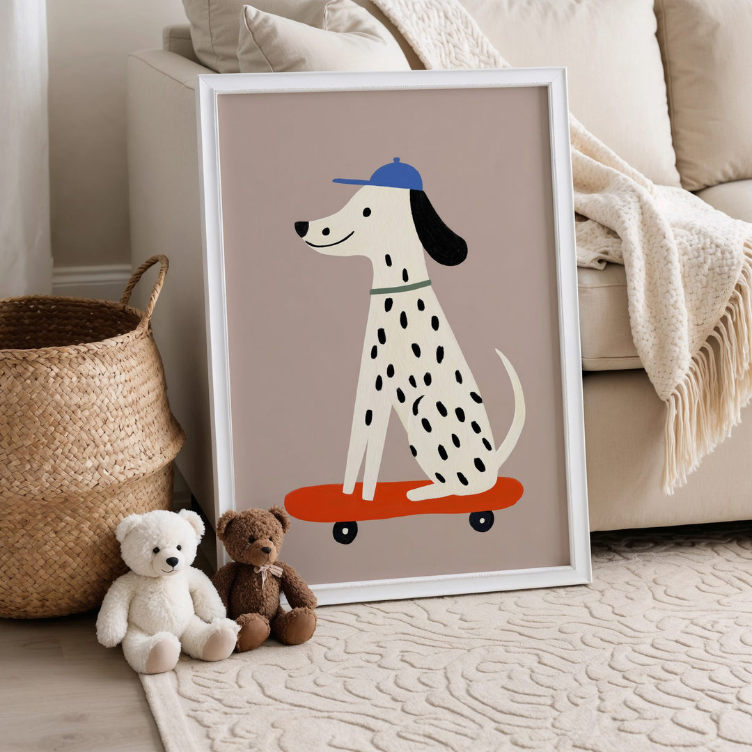Skater Dalmatian Print