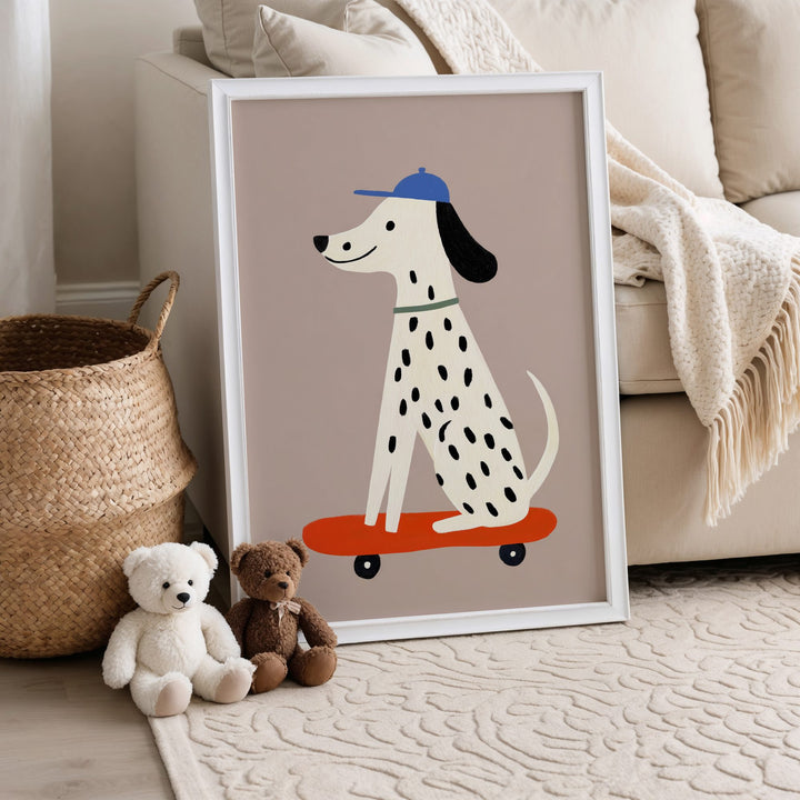 Skater Dalmatian Print