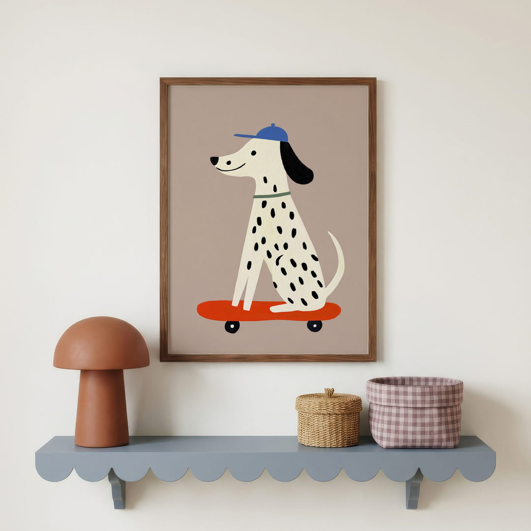Skater Dalmatian Print
