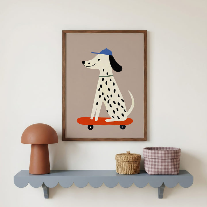 Skater Dalmatian Print