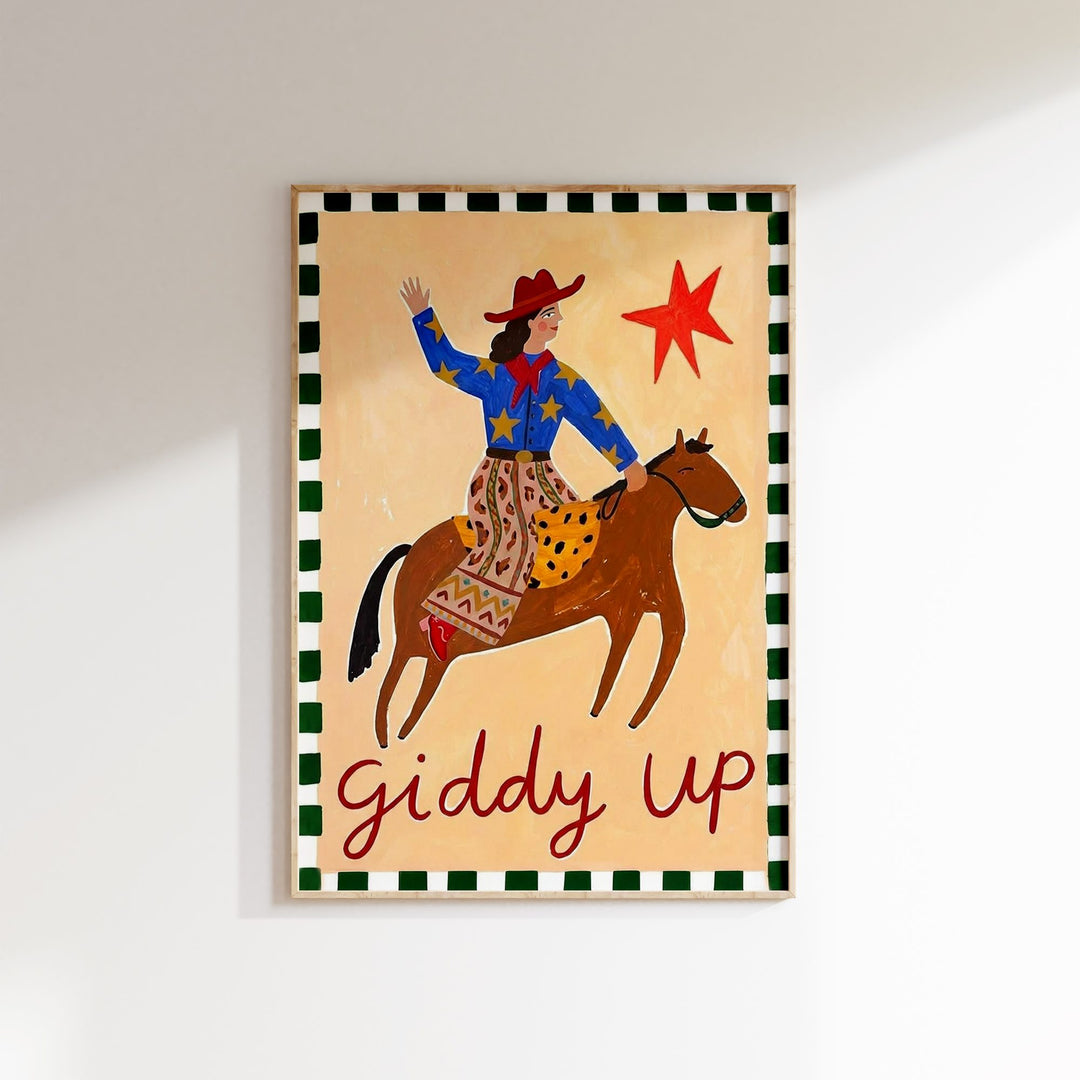 Giddy Up Print