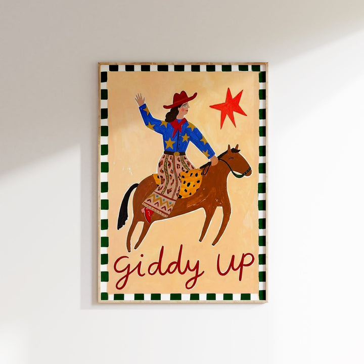 Giddy Up Print