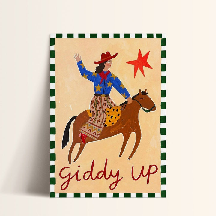 Giddy Up Print