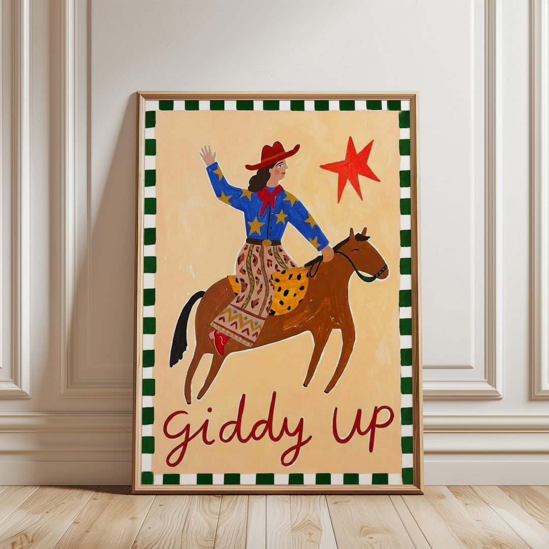 Giddy Up Print