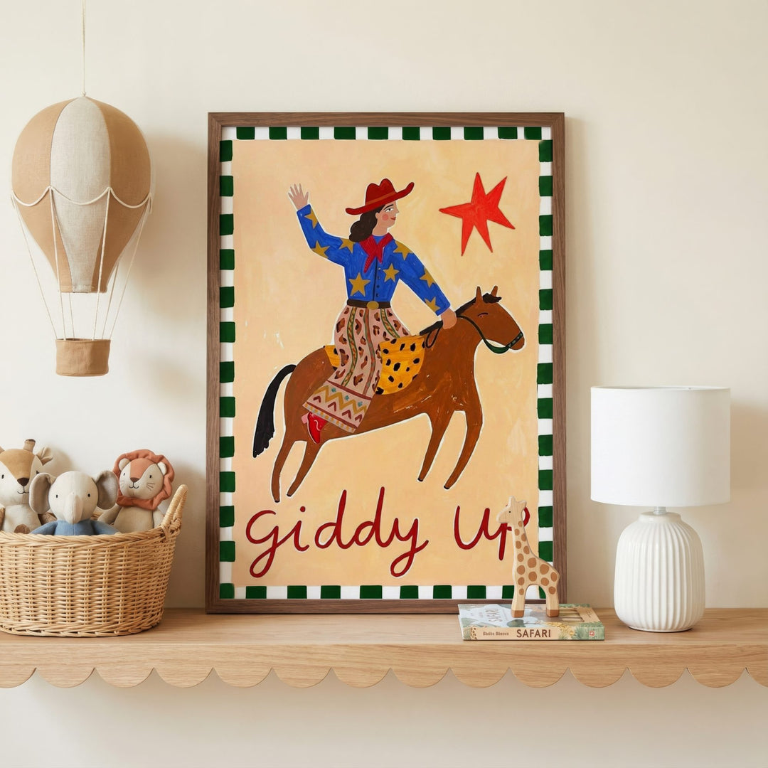 Giddy Up Print