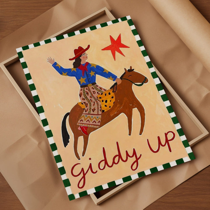 Giddy Up Print