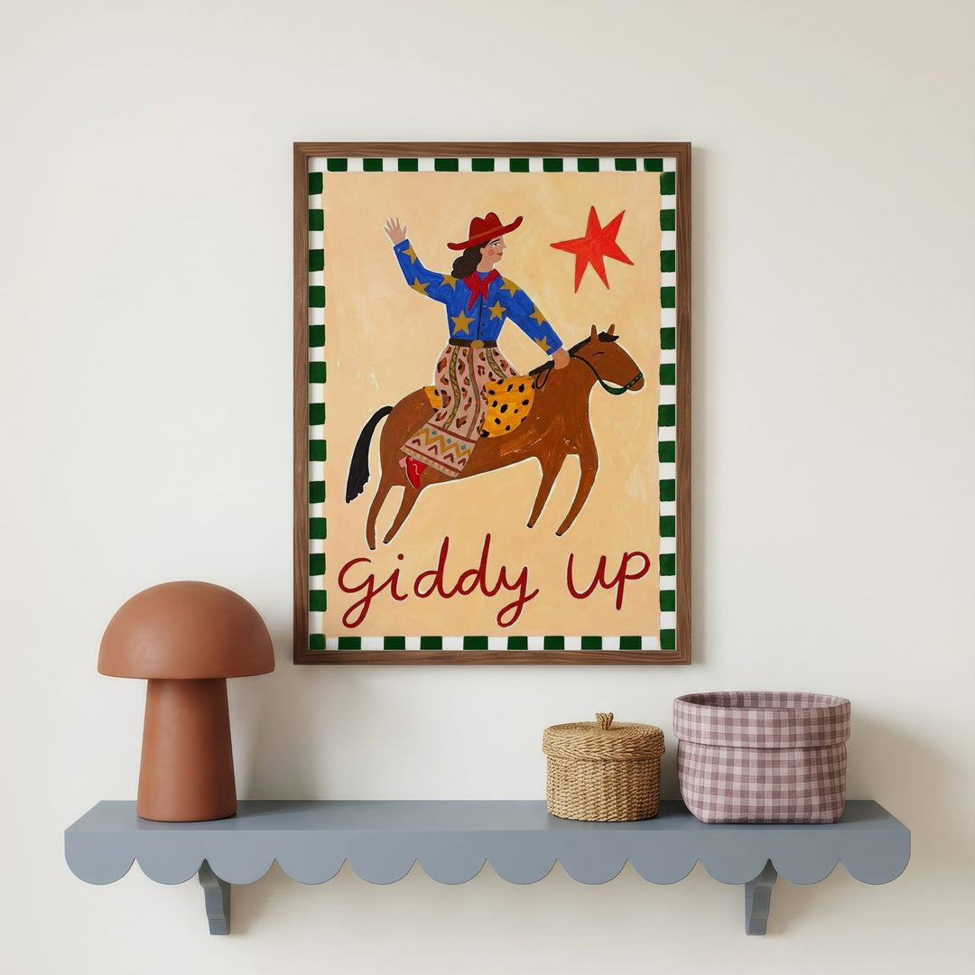 Giddy Up Print