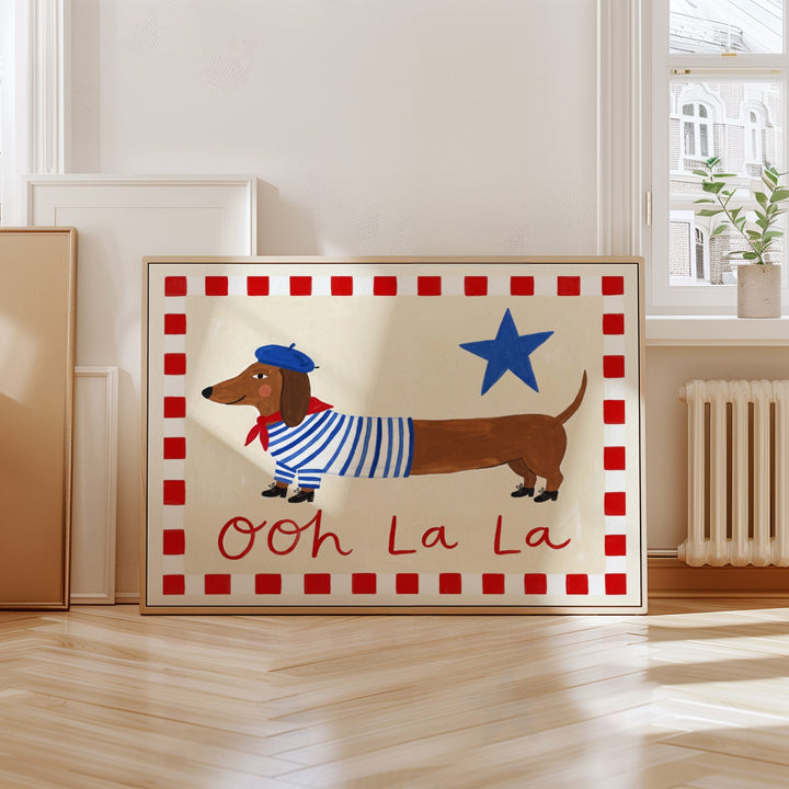 Ooh La La Dachshund Print